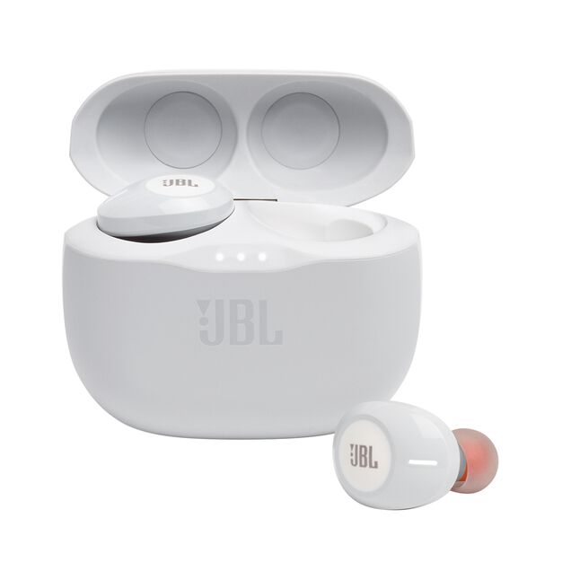JBL Tune 125TWS - White - True wireless earbuds - Hero